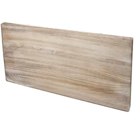 Mendler Wandtisch HWC-H48, Wandklapptisch Wandregal Tisch, klappbar Massiv-Holz ~ 100x50cm naturfarben