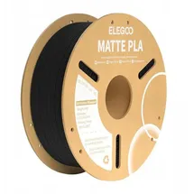 Elegoo PLA Matte Filament, 1,75mm, 1kg - Farbton: schwarz