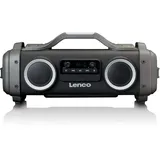 Lenco SPR-200 schwarz/grau