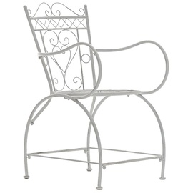 Clp 2er Set Stühle Sheela handgefertigt mit antiker Patina, Farbe:antik weiß
