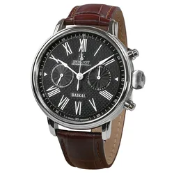 Poljot International 2901.1940913N Herrenuhr Handaufzug Chronograph Baikal Braun/Schwarz