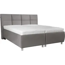 Alina Stauraumbett ALINA "Nadina Comfort", grau (steingrau gdu 9), B:218cm H:116cm L:217cm, Microfaser GDU (100% Polyester), Betten, Stauraumbett, inkl. Stauraum und Lattenrost, in diversen Ausführungen