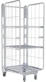 HMH nestainer® Metallgestell 1630 ME 730 x 845 mm 3-seitig 2 ZWB Cr 3 NT 195 mm