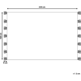 Beliani Teppich KAGHTSRASHEN 230 cm