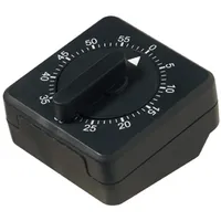 Comair Kurzzeit Timer mit Wandbefestigung Schwarz