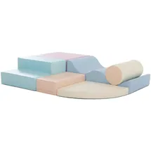 iglu soft play Kletterbausteine Set für Kinder Pastel
