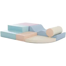 iglu soft play Kletterbausteine Set für Kinder Pastel