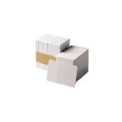 ZEBRA WHITE COMPOSITE CARDS, 30 MIL HIGH COERCIVITY MAGNETIC STRIPE  500 CARDS