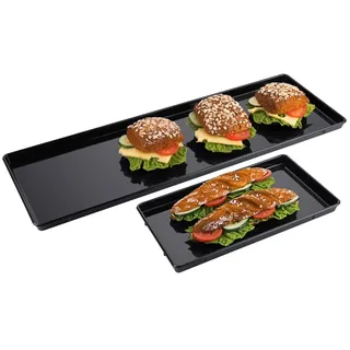 Contacto Auslageplatte, schwarz, 40 cm, 20 cm Breit