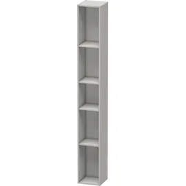 Duravit L-Cube 18x18x140cm, 5 Fäch., vert, betongr matt
