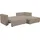 werk2 Ecksofa Cord 3-Sitzer Greige