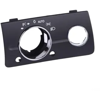 Schwarze Scheinwerfer-Schalterfeldabdeckung passend für W211 E-Klasse 2003–08