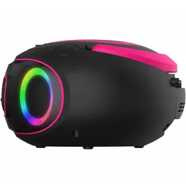 Denver TDB-212P DAB+, DAB, FM AUX, USB, Bluetooth®, CD Schwarz, Pink