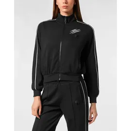 Plein Sport Yoga-Sweatjacke Herren Schwarz/Weiß XL