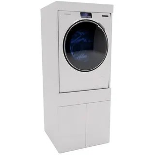 craftpak Waschmaschinenschrank, Weiß,