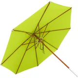 anndora® Sonnenschirm 4 m rund Apfelgrün Marktschirm Gastronomie Gartenschirm
