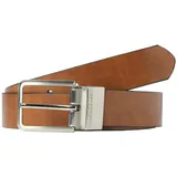 JACK & JONES Gürtel Herrengürtel Polyurethan Braun 95