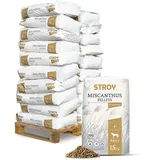 STROY Miscanthus Pellets Einstreu 15kg x 20 Sack 300kg Palette