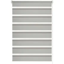 GARDINIA Doppelrollo Easyfix 90 x 150 cm grau