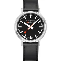 Mondaine MST.41020.LBV.2SE Herrenuhr SBB stop2go mit Veganem Band Herrenarmbanduhr