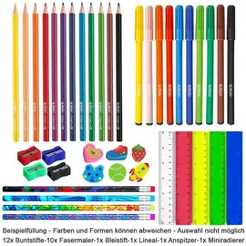 Herlitz Schulranzen Set Loop Plus Game Changer 10-teilig gefüllt