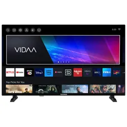 Telefunken QLED Fernseher 40 Zoll Smart TV VIDAA QF40VP750S Full HD Fernseher HDR TV Triple-Tuner
