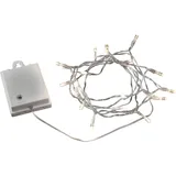 Konstsmide LED Lichterkette Batterie 4 m Warmweiß Transparent