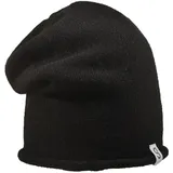 hammecenter Beanie Kaschmir Beanie mit Rollrand gestrickt in Deutschland schwarz