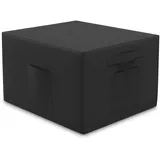 Husse für Klappmatratze Gästematratze 75x195x15, schwarz