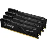 Kingston 	FURY Beast DDR4-3200 128GB Kit (4x32GB) CL16 Schwarz KF432C16BBK4/128
