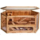 Hti-Living Hamsterkäfig Gino 80 x 40 x 43 cm