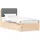 vidaXL Bettgestell 100 x 200 cm Hellgrau