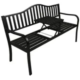 Garden Pleasure Gartenbank SEGULA 950505 schwarz Metall 150,0 cm