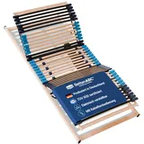 Betten-ABC Elektro 7-Zonen-Lattenrost Move - 120x200cm - Elektrische Kopf- & Fußteilverstellung - für alle Matratzen geeignet - 5-fache Härtegradverstellung - Fertig montiert & Speditionslieferung