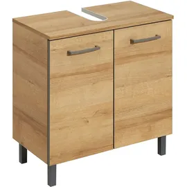 Pelipal Waschbeckenunterschrank 60 x 62 x 33 cm Riviera Eiche
