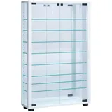 VCM Vitrine Lumo 59 x 18 x 91,3 cm Weiß
