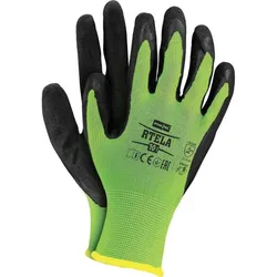 Arbeitshandschuhe mit Latex-Beschichtung in Grün