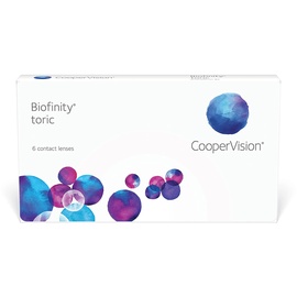 CooperVision Biofinity Toric 6 St. / 8.70 BC / 14.50 DIA / -2.00 DPT / -0.75 CYL / 30° AX