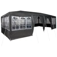VidaXL Partyzelt mit 12 Seitenwänden Anthrazit 8x4 m PE