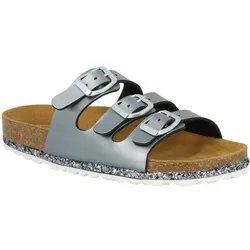 LICO Kinder Pantolette Bioline Sensation, grau, 31