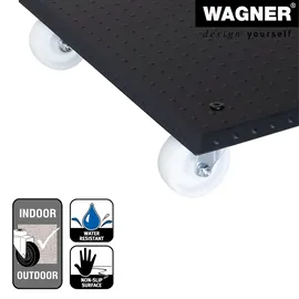 Wagner System GmbH Alaska Pflanzenroller 45 x 45 x 9,5 cm