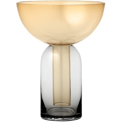 AYTM - Torus Vase, schwarz / amber