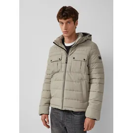 s.Oliver Winterjacke taupe / schwarz XL