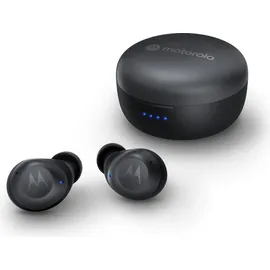 Motorola Sound Kabellose Kopfhörer MOTO BUDS 270 ANC BLK Bluetooth Ohrhörer - Aktive Geräuschunterdrückung - mit Touch Control und Smart Voice ... - Schwarz