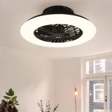 RL Deckenventilator 50 cm Deckenventilator Schwarz