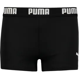 Puma Badehose Swim Boys Logo Trunk Schwarz 140