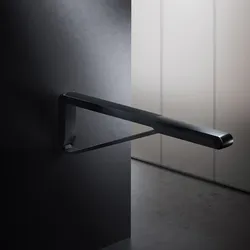 Keuco AXESS Stützklappgriff für Waschtisch und WC 70 cm, Accessoires, schwarz matt
