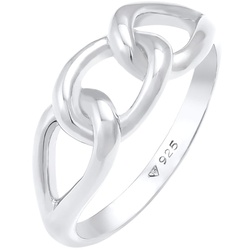 Elli Ring Knoten Symbol Chain Look 925 Silber 56 Damen 