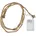 Star Trading LED-Lichterkette Juteseil 2 m warmweiß