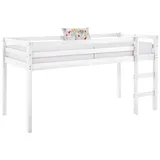 OTTO home Hochbett Alpi 90 x 200 cm Kiefer massiv weiß